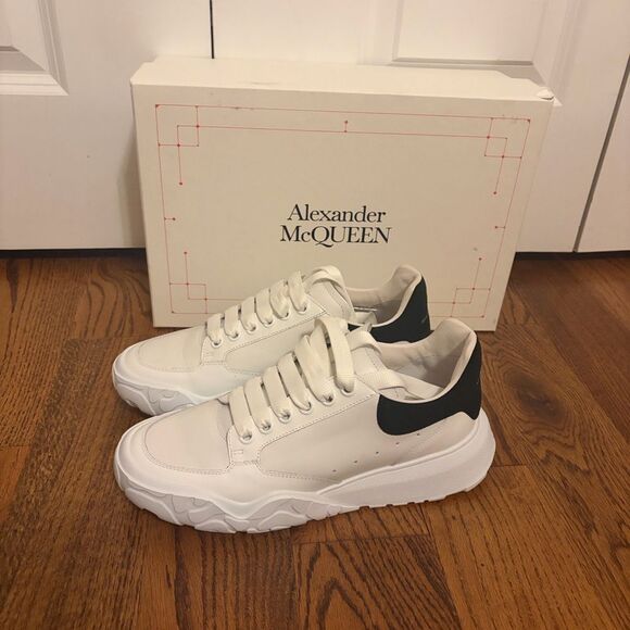 Alexander McQueen Court Trainer in White/Black Size 39 - Picture 4 of 7